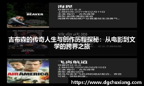 吉布森的传奇人生与创作历程探秘：从电影到文学的跨界之旅