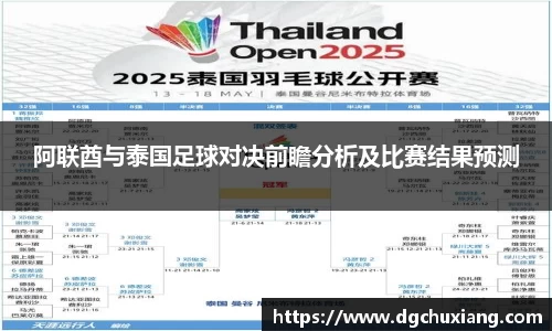 阿联酋与泰国足球对决前瞻分析及比赛结果预测